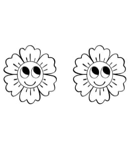 Hippie Flower by Sirinart — Dingbats Font — thumbnail 7