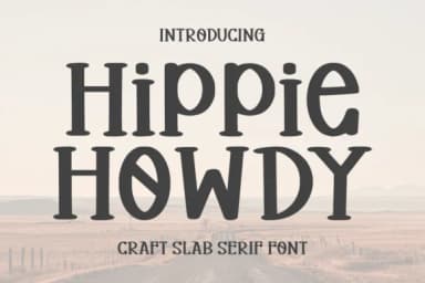 Hippie Howdy by Funtype Co. — Slab Serif Font — thumbnail 1