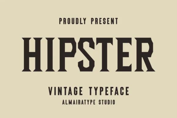 Hipster by Almairatype Studio — Slab Serif Font
