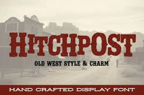 Hitchpost by stompstock — Slab Serif Font