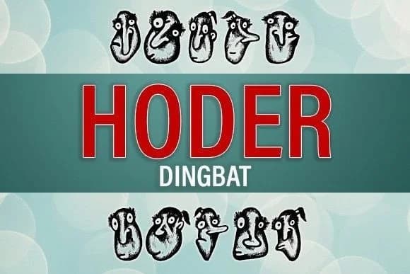 Hoder by vladimirnikolic — Dingbats Font