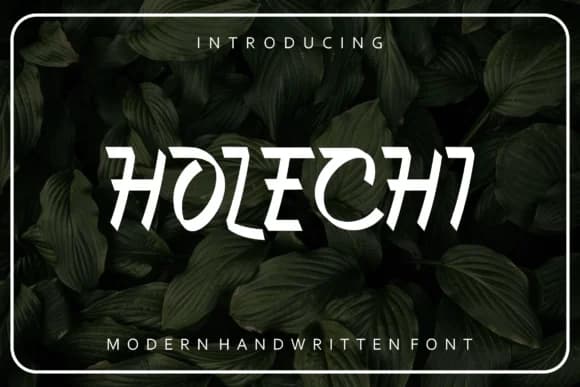 Holechi by prayoga_std — Slab Serif Font