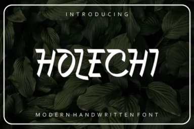 Holechi by prayoga_std — Slab Serif Font — thumbnail 1