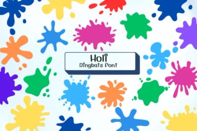 Holi by Ketsarin — Dingbats Font — thumbnail 1