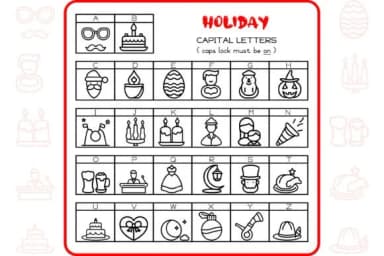 Holiday Alphabet by WADLEN — Dingbats Font — thumbnail 2