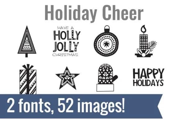 Holiday Cheer Dingbats by Illustration Ink — Dingbats Font