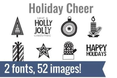 Holiday Cheer Dingbats by Illustration Ink — Dingbats Font — thumbnail 1