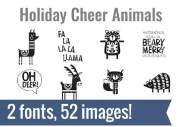Holiday Cheer Dingbats by Illustration Ink — Dingbats Font — thumbnail 2