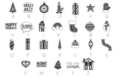 Holiday Cheer Dingbats by Illustration Ink — Dingbats Font — thumbnail 3