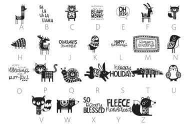 Holiday Cheer Dingbats by Illustration Ink — Dingbats Font — thumbnail 4