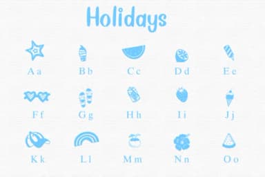 Holidays by Sontaya — Dingbats Font — thumbnail 2