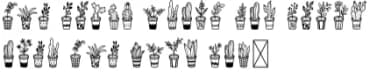 Home Plants by Letterayu — Dingbats Font — thumbnail 5