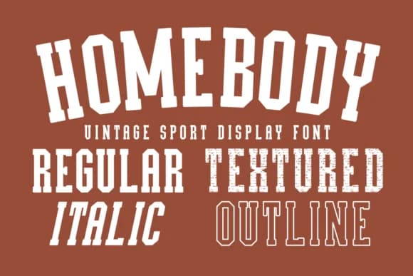 Homebody by Almairatype Studio — Slab Serif Font
