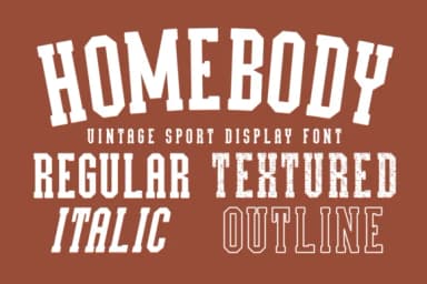 Homebody by Almairatype Studio — Slab Serif Font — thumbnail 1