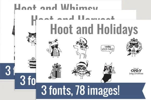 Hoot Dingbats by Illustration Ink — Dingbats Font