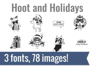 Hoot Dingbats by Illustration Ink — Dingbats Font — thumbnail 2