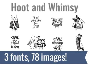 Hoot Dingbats by Illustration Ink — Dingbats Font — thumbnail 3