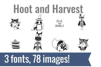 Hoot Dingbats by Illustration Ink — Dingbats Font — thumbnail 4