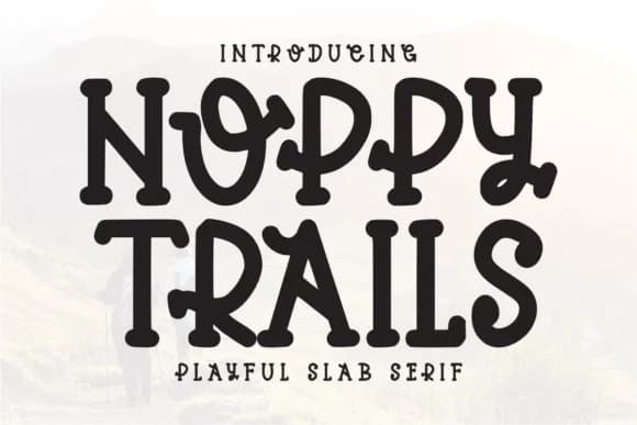 Hoppy Trails by Letterayu — Slab Serif Font