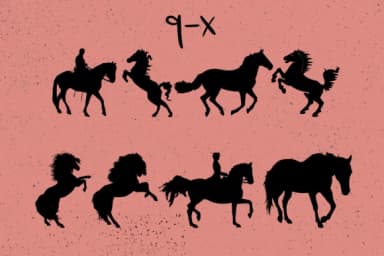 Horses by Minimalistartstudio — Dingbats Font — thumbnail 8