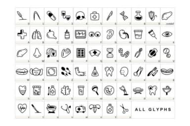 Hospitalable by YandiDesigns — Dingbats Font — thumbnail 2