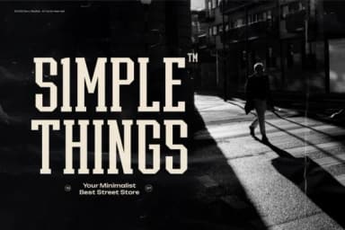 Hoston Runejay | Condensed Display by Denustudios — Slab Serif Font — thumbnail 6