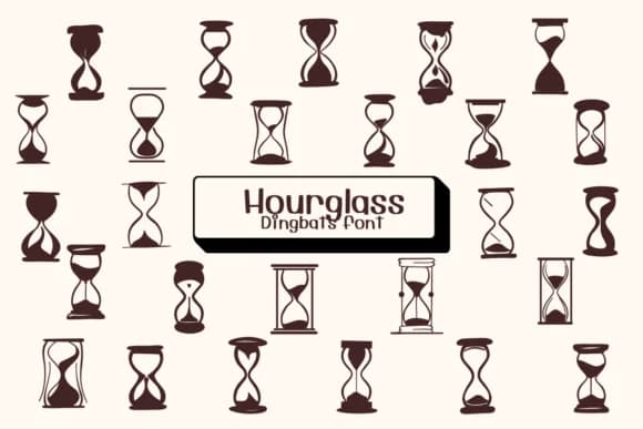 Hourglass by Ketsarin — Dingbats Font