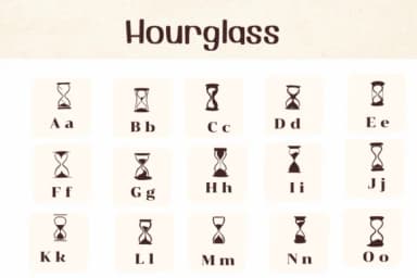 Hourglass by Ketsarin — Dingbats Font — thumbnail 2
