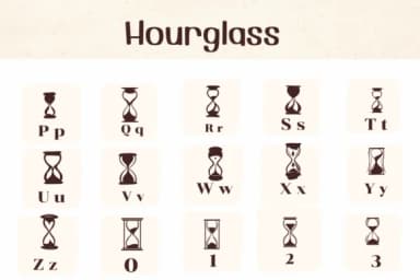 Hourglass by Ketsarin — Dingbats Font — thumbnail 3