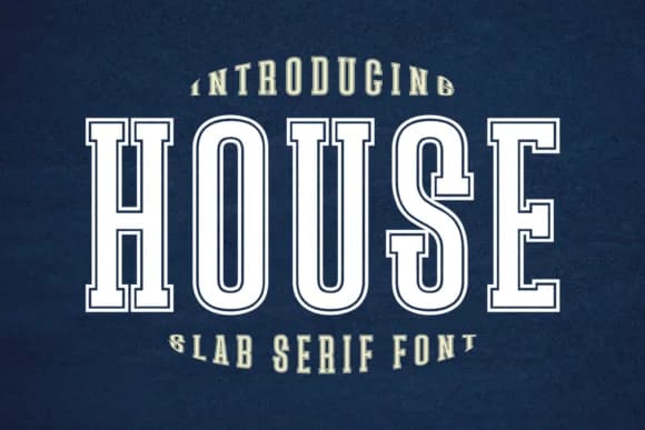 House by Riman (7NTypes) — Slab Serif Font