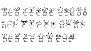 House Plant by Infinity art Studio — Dingbats Font — thumbnail 6