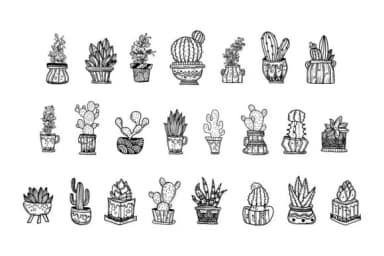 House Plants by QueenCraft — Dingbats Font — thumbnail 3