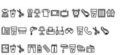 Household by YandiDesigns — Dingbats Font — thumbnail 6