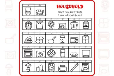 Household Alphabet by WADLEN — Dingbats Font — thumbnail 2
