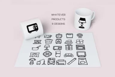 Household Alphabet by WADLEN — Dingbats Font — thumbnail 6