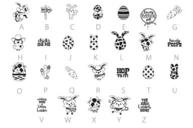 Howdy Dingbats by Illustration Ink — Dingbats Font — thumbnail 3
