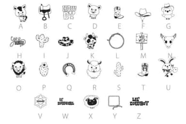 Howdy Dingbats by Illustration Ink — Dingbats Font — thumbnail 4