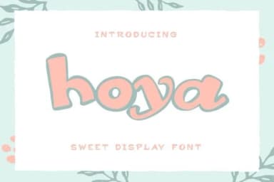 Hoya by Rasa — Slab Serif Font — thumbnail 1