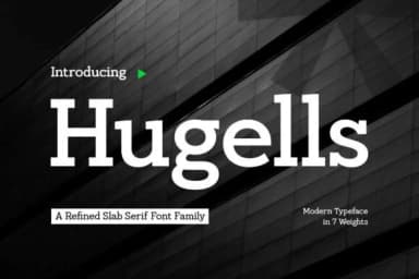 Hugells by Arterfak Project — Slab Serif Font — thumbnail 1