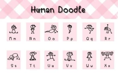Human Doodle by Chonada — Dingbats Font — thumbnail 3