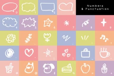 Human Doodle by Kanink Type Studio — Dingbats Font — thumbnail 4