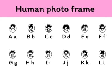 Human Photo Frame by Chonada — Dingbats Font — thumbnail 2
