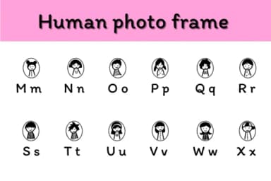Human Photo Frame by Chonada — Dingbats Font — thumbnail 3