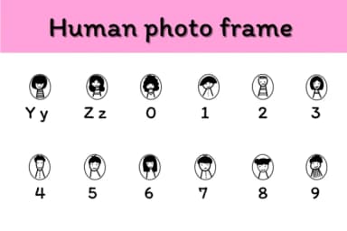 Human Photo Frame by Chonada — Dingbats Font — thumbnail 4
