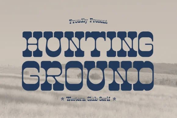 Hunting Ground by Denustudios — Slab Serif Font