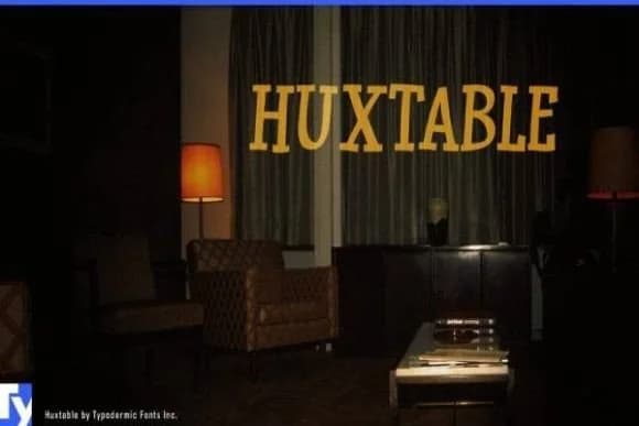 Huxtable by Freebies — Slab Serif Font