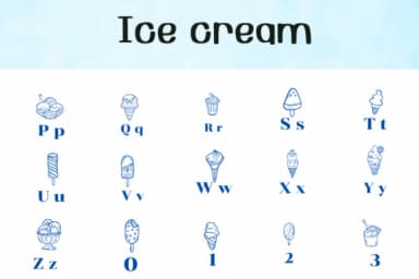 Ice Cream by Ketsarin — Dingbats Font — thumbnail 3