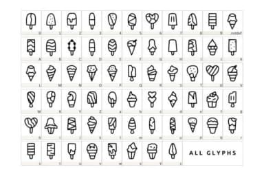 Ice Cream by YandiDesigns — Dingbats Font — thumbnail 2