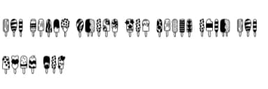 Ice Cream by Chonada — Dingbats Font — thumbnail 8