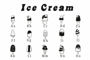 Ice Cream by Suphitchaya — Dingbats Font — thumbnail 2